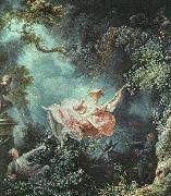 Jean-Honore Fragonard The Swing oil